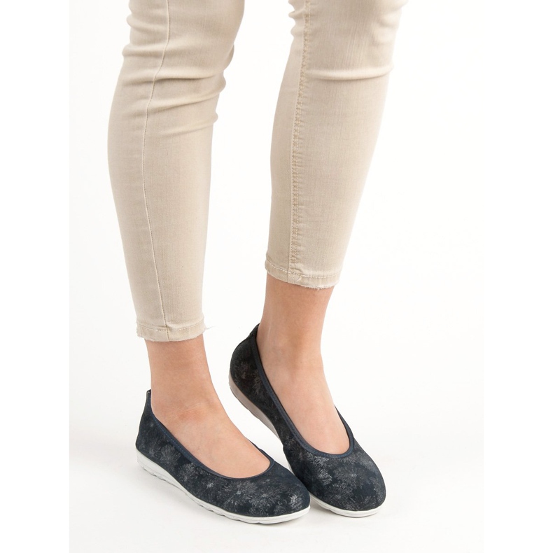 Filippo Bailarinas de couro azul 1