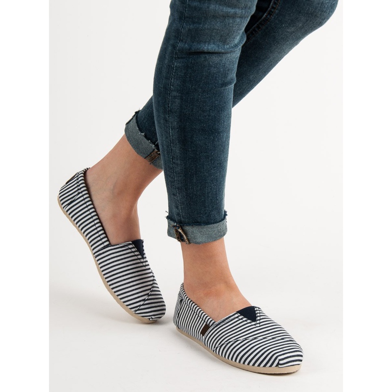 SHELOVET Sapatilhas leves branco azul 2