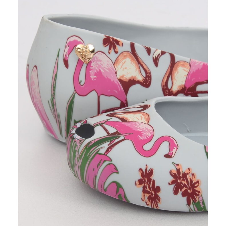 Meliski com flamingos cinza CK85 Gray tolet multicolorido 1 Meliski com flamingos cinza CK85 Gray tolet multicolorido 1