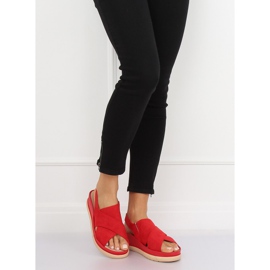 Sandálias femininas vermelhas G-202 Red vermelho 2