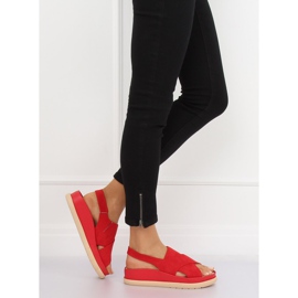 Sandálias femininas vermelhas G-202 Red vermelho 1