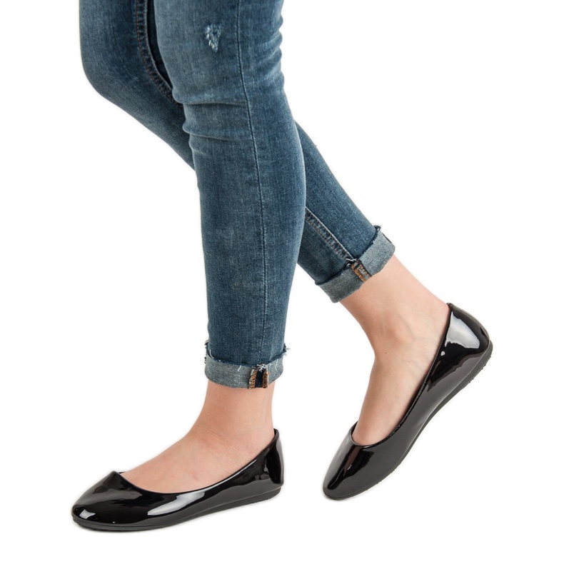 GUAPISSIMA Bailarinas lacadas preto 1