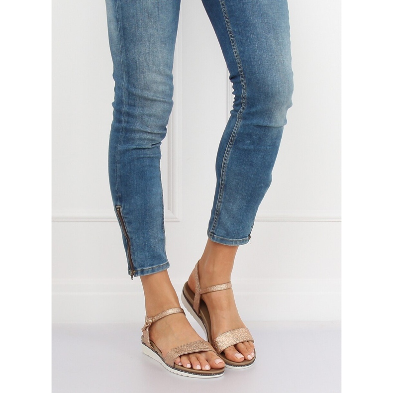 Sandálias femininas Champagne S18-33 Champagne rosa 1