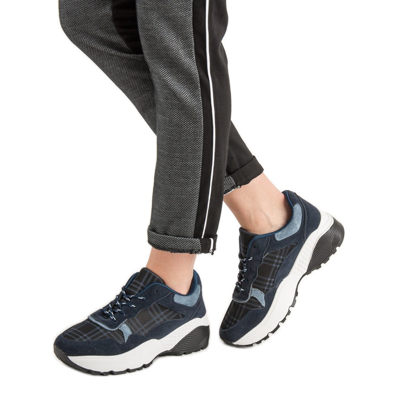 SHELOVET Tênis azul marinho azul-marinho 2