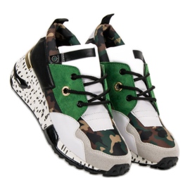 Tênis VICES da moda branco multicolorido 2