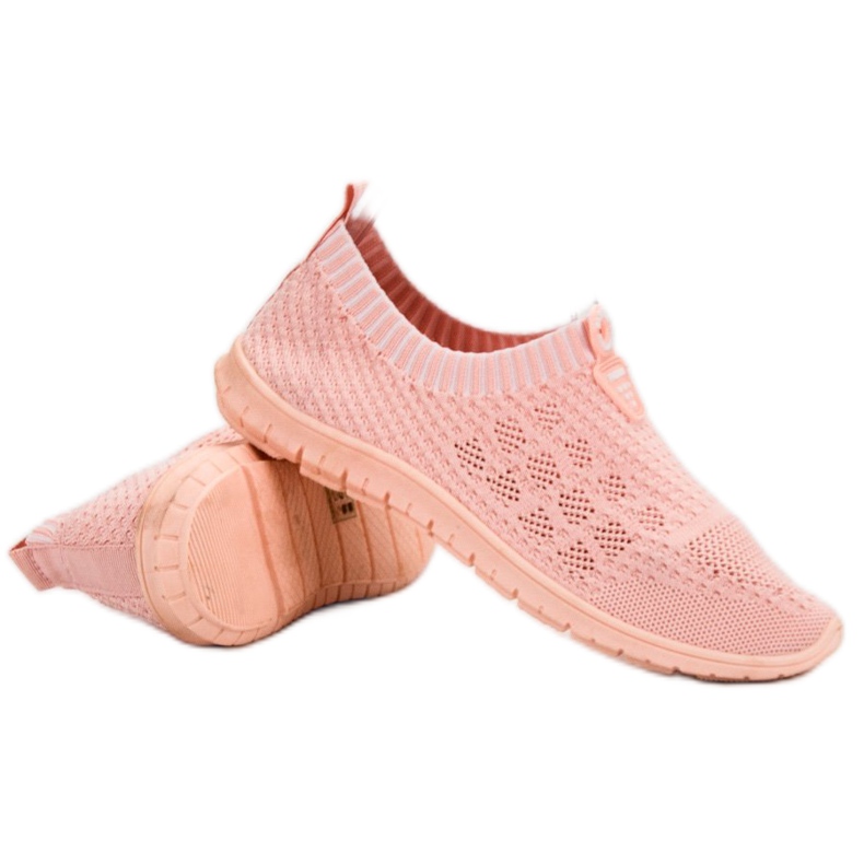 Renda Calçado feminino rosa 1