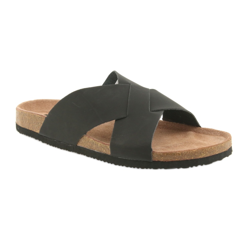 Chinelos pretos Big Star 174603 masculinos 1