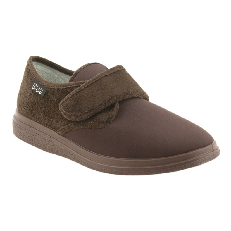 Sapatos femininos Befado pu 036D008 castanho 1