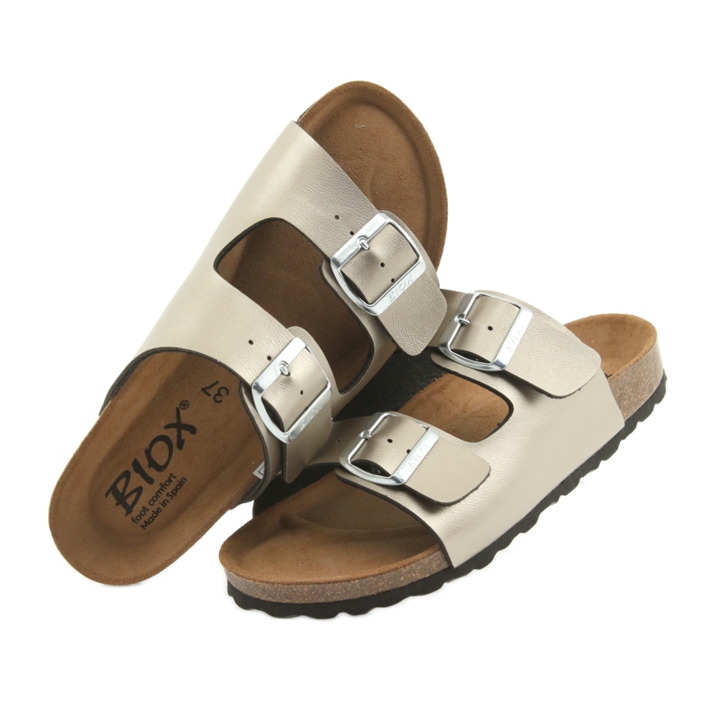 Chinelos médicos IZZI BIOX ALEX gold dourado 4