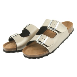 Chinelos médicos IZZI BIOX ALEX gold dourado 3