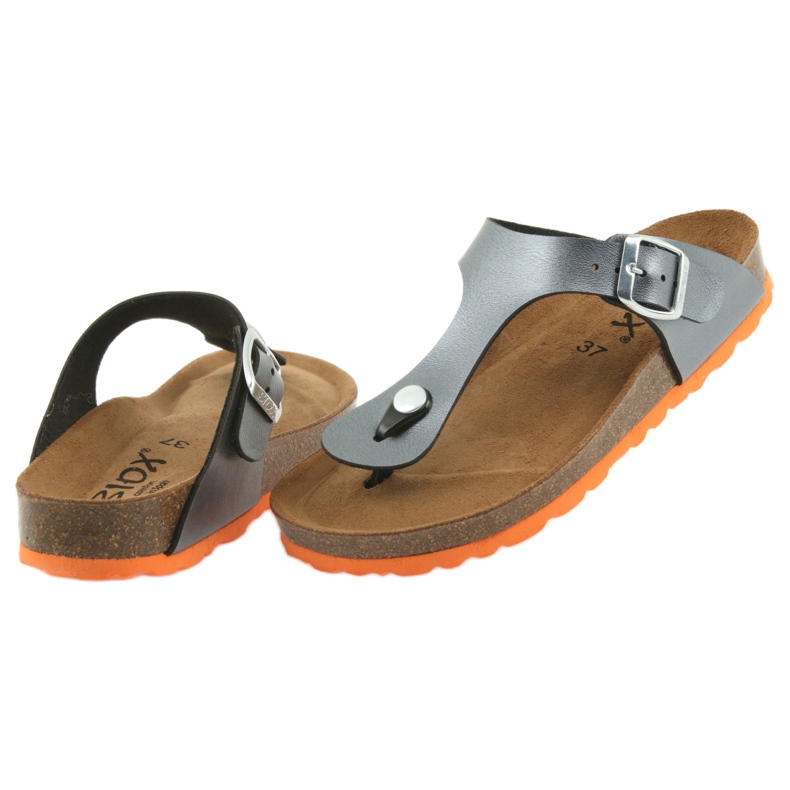 Chinelos médicos BIOX cinza 4