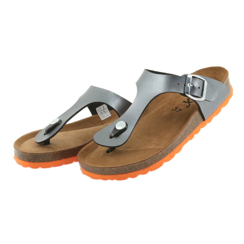 Chinelos médicos BIOX cinza 3