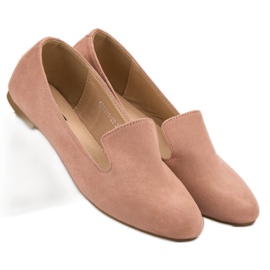 Lily Shoes Suede Lords rosa 2