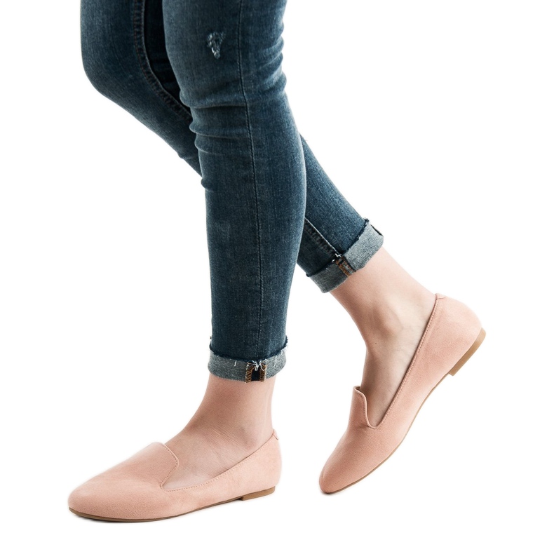 Lily Shoes Suede Lords rosa 1