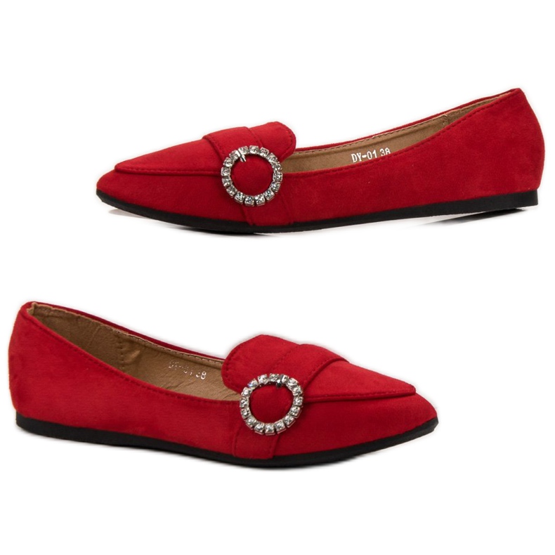 Ch. Creation Mocassins elegantes vermelho 2