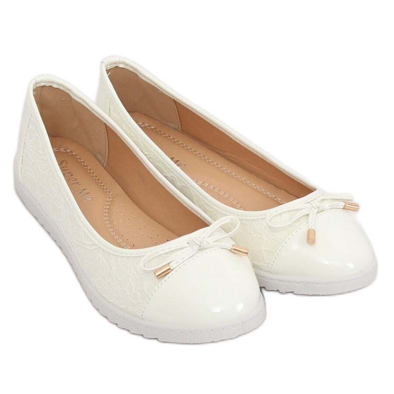 Bailarinas femininas brancas 7846-P brancas branco 1
