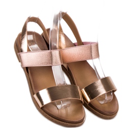 Laura Mode Sandálias Slip-on amarelo 1