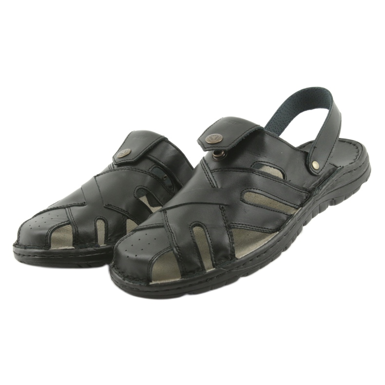 Chinelos masculinos Naszbut 051 pretos 3