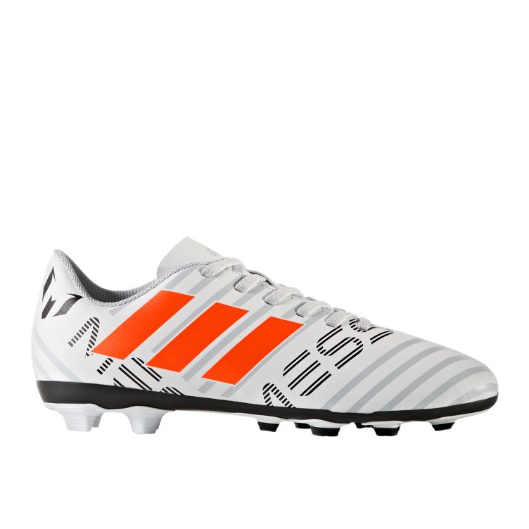 Chuteira Adidas Nemeziz Messi 17.4 FxG Jr S77200 branco 1