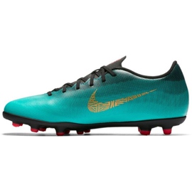 Chuteiras de futebol Nike Mercurial Vapor 12 Club CR7 Mg M AJ3723-390 verde verde 1