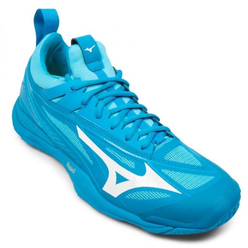 Sapatos de handebol Mizuno Wave Mirage 2.1 M X1GA185098 azul azul 1