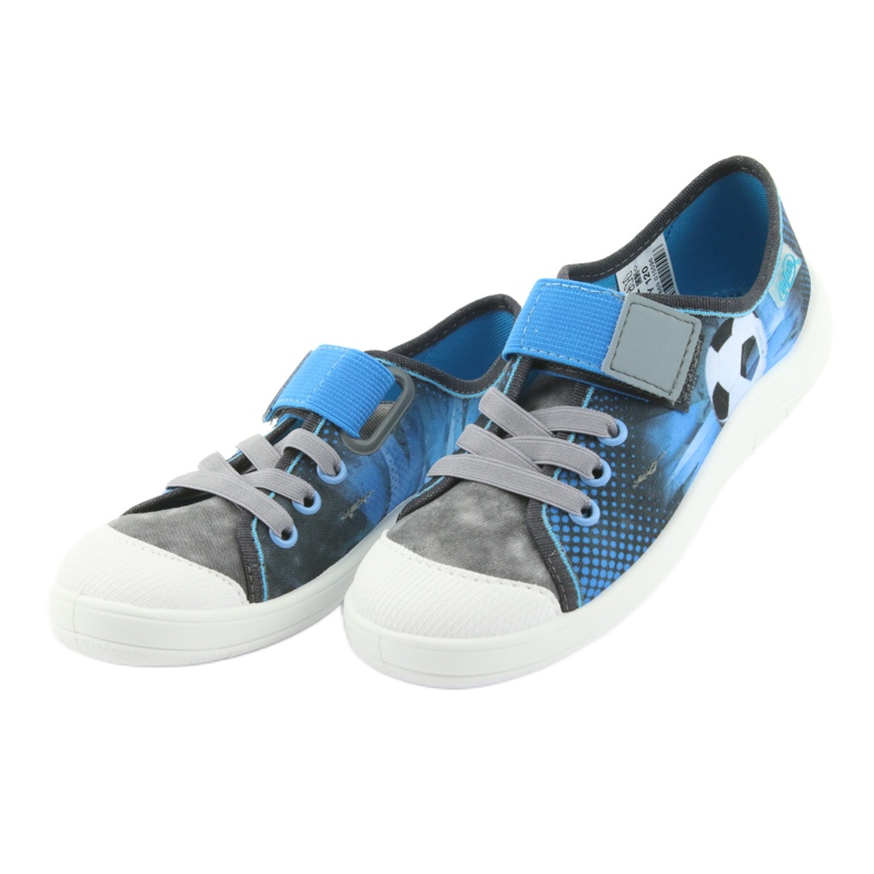 Calçados infantis Befado ball 251Y120 azul cinza azul marinho 3