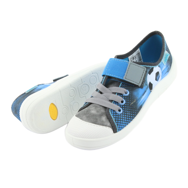 Calçados infantis Befado ball 251Y120 azul cinza azul marinho 5
