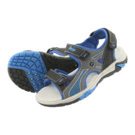 American Club RL22 marinho / sandálias reais para meninos azul cinza azul marinho 4