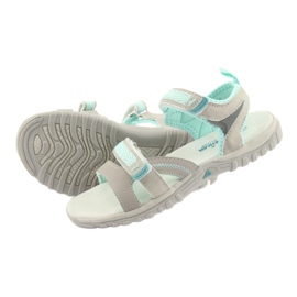 American Club American Sandals Sports Sports HL14 cinza/verde 4