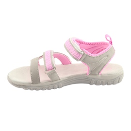 American Club American Sandals Sports Sports HL14 cinza/rosa 2