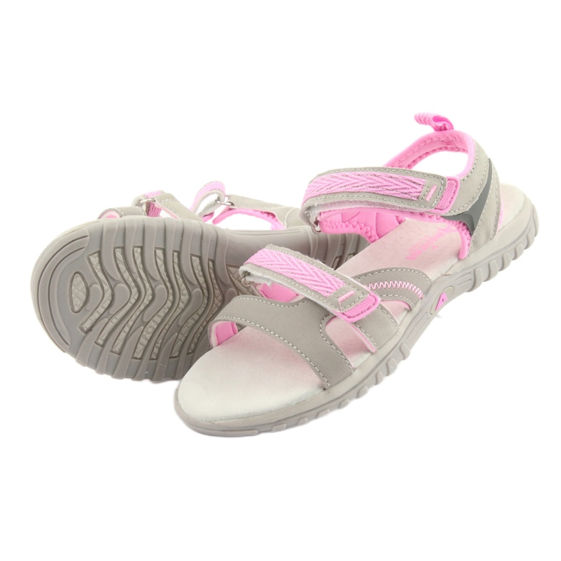 American Club American Sandals Sports Sports HL14 cinza/rosa 4