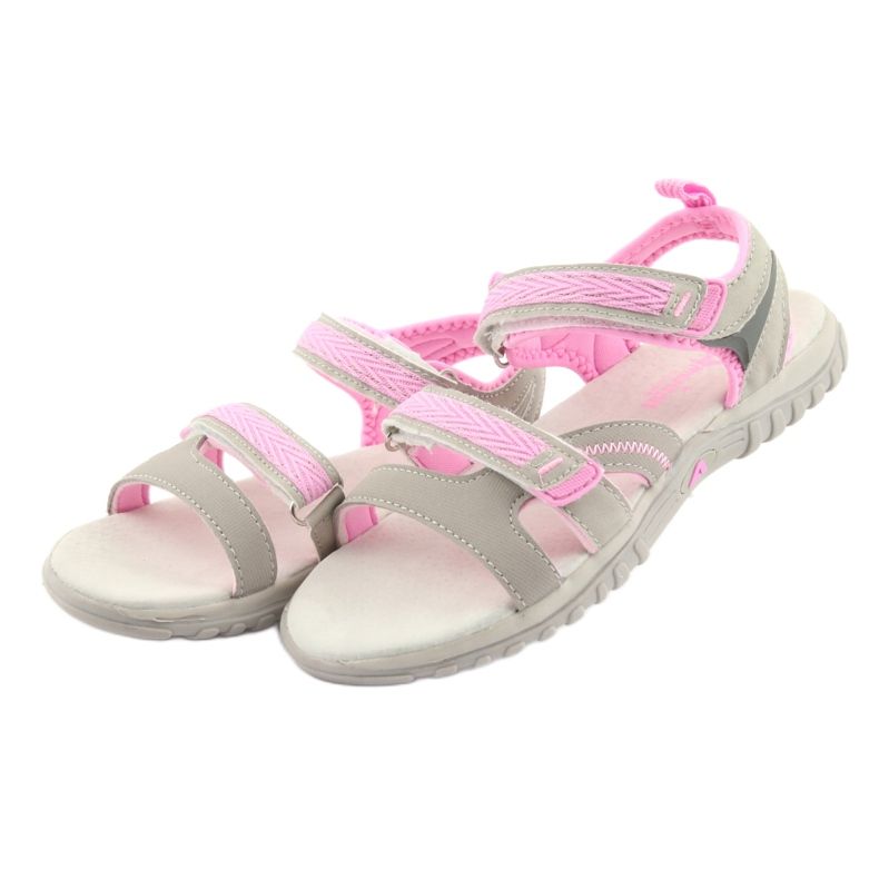 American Club American Sandals Sports Sports HL14 cinza/rosa 3