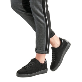 Lucky Shoes Calçados esportivos de camurça preto 1