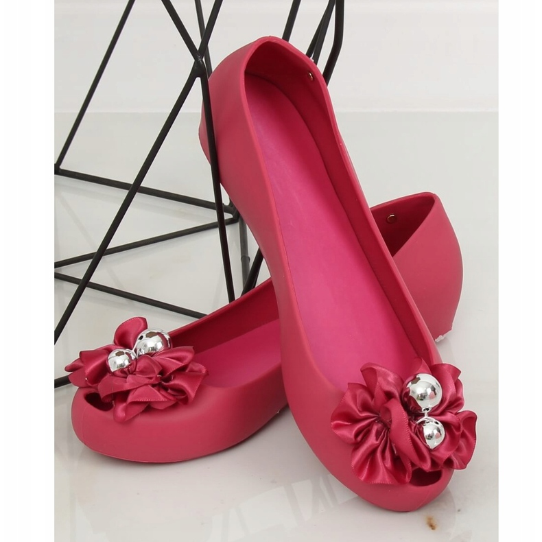 Bailarinas Meliski com laço fúcsia CK-86P Fúcsia rosa 1