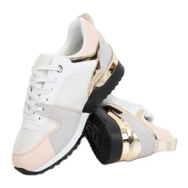 Calçados esportivos brancos B-01 BRANCO / ROSA multicolorido 1