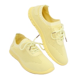 Sapatos esportivos amarelos B111-12 Amarelo 1