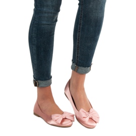 BELLAMILA Bailarinas de cetim rosa 1