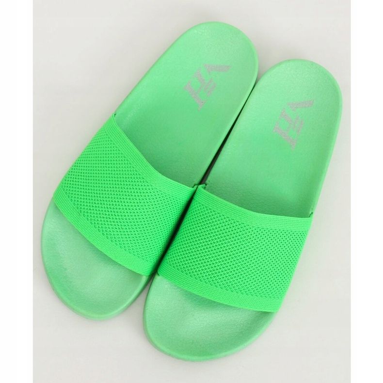 Pantufas de cinto de malha verde PT-110 Green 1