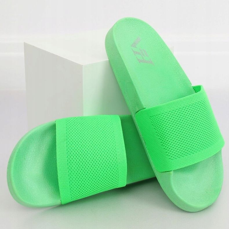 Pantufas de cinto de malha verde PT-110 Green 2