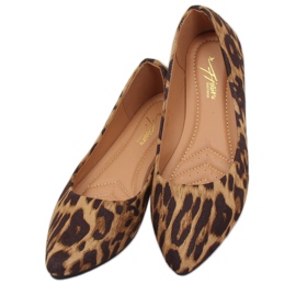 Bailarinas leopardo feminino HH16 Leopard castanho 1 Bailarinas leopardo feminino HH16 Leopard castanho 1