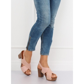 Sandálias ala rosa tamancos D-131 rosa 2