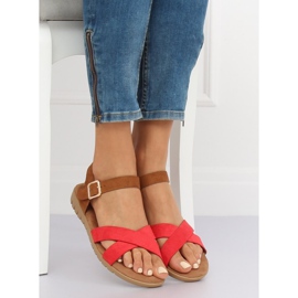 Sandálias femininas vermelhas 999 vermelhas vermelho 1