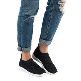 SHELOVET Calçados Esportivos Slip-on preto 2