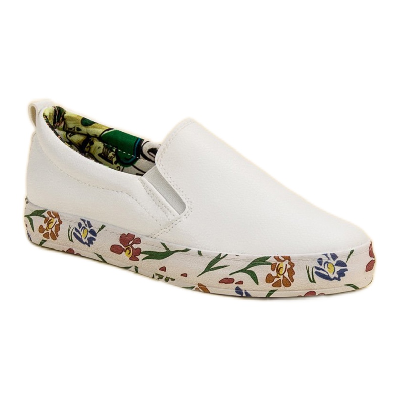 Groto Gogo Slipons elegantes branco 1