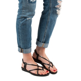 Camo Sandálias Pretas Slip-On preto 2