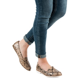 SHELOVET Impressão de Lordsy Snake marrom 2