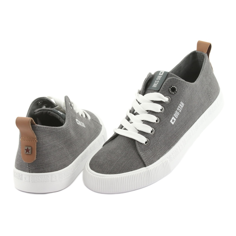Tênis cinza masculino Gray Big Star 174165 4