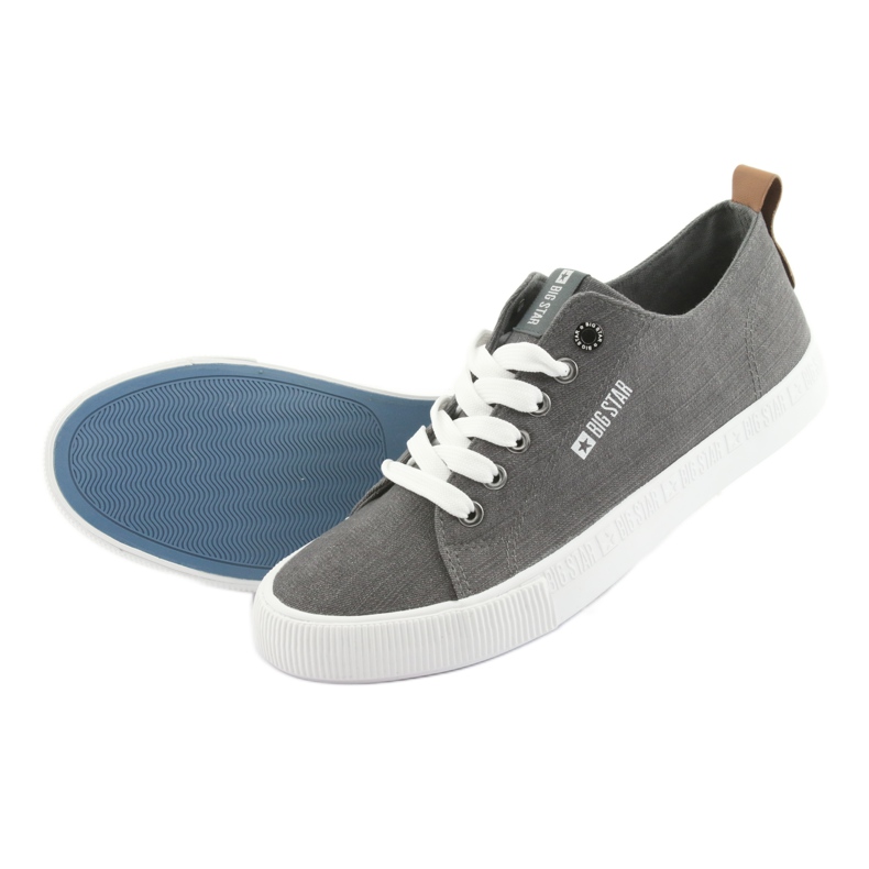 Tênis cinza masculino Gray Big Star 174165 5
