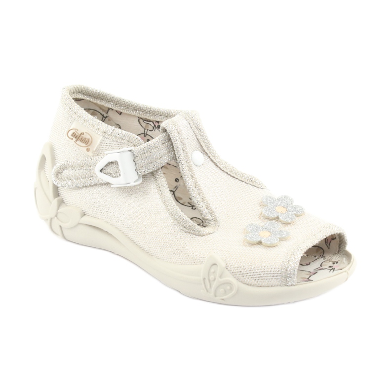 Calçados infantis Befado 213P110 marrom amarelo 1