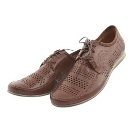 Sapatos esportivos masculinos Riko 694 marrom 3